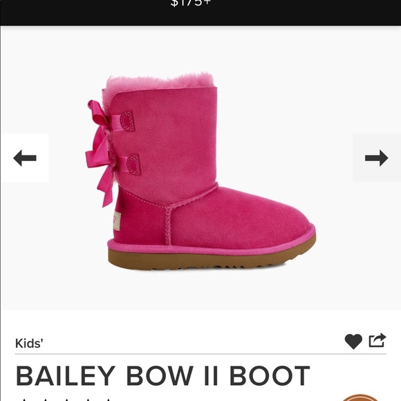 Brand new pink bow tie uggs, - Picture 2 of 3